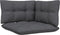 vidaXL - 3-delige - Loungeset - met - kussens - massief - grenenhout - grijs