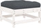 vidaXL - 3-delige - Loungeset - met - kussens - massief - hout - wit