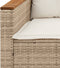 vidaXL - 3-delige - Loungeset - met - kussens - poly - rattan - beige
