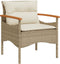 vidaXL - 3-delige - Loungeset - met - kussens - poly - rattan - beige