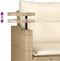 vidaXL - 3-delige - Loungeset - met - kussens - poly - rattan - beige