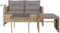 vidaXL - 3-delige - Loungeset - met - kussens - poly - rattan - beige