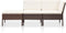 vidaXL - 3-delige - Loungeset - met - kussens - poly - rattan - bruin
