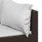vidaXL - 3-delige - Loungeset - met - kussens - poly - rattan - bruin