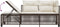 vidaXL - 3-delige - Loungeset - met - kussens - poly - rattan - bruin
