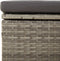 vidaXL - 3-delige - Loungeset - met - kussens - poly - rattan - grijs