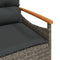 vidaXL - 3-delige - Loungeset - met - kussens - poly - rattan - grijs