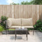 vidaXL - 3-delige - Loungeset - met - kussens - poly - rattan - grijs