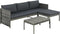 vidaXL - 3-delige - Loungeset - met - kussens - poly - rattan - grijs