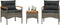 vidaXL - 3-delige - Loungeset - met - kussens - poly - rattan - grijs