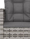 vidaXL - 3-delige - Loungeset - met - kussens - poly - rattan - grijs