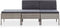 vidaXL - 3-delige - Loungeset - met - kussens - poly - rattan - grijs