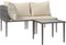 vidaXL - 3-delige - Loungeset - met - kussens - poly - rattan - grijs