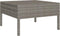 vidaXL - 3-delige - Loungeset - met - kussens - poly - rattan - grijs