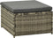 vidaXL - 3-delige - Loungeset - met - kussens - poly - rattan - grijs