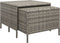 vidaXL - 3-delige - Loungeset - met - kussens - poly - rattan - grijs