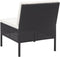 vidaXL - 3-delige - Loungeset - met - kussens - poly - rattan - zwart