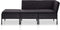 vidaXL - 3-delige - Loungeset - met - kussens - poly - rattan - zwart