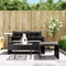 vidaXL - 3-delige - Loungeset - met - kussens - poly - rattan - zwart