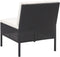 vidaXL - 3-delige - Loungeset - met - kussens - poly - rattan - zwart
