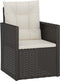 vidaXL - 3-delige - Loungeset - met - kussens - poly - rattan - zwart