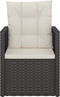 vidaXL - 3-delige - Loungeset - met - kussens - poly - rattan - zwart