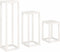 vidaXL - 3-delige - Plantenstandaardset - massief - grenenhout - wit