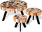 vidaXL - 3-delige - Salontafelset - massief - gerecycled - hout