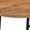 vidaXL - 3-delige - Salontafelset - massief - mangohout - en - ijzer