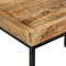 vidaXL - 3-delige - Salontafelset - massief - ruw - mangohout - en - ijzer