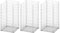 vidaXL - 3-delige - Schanskorfset - 25x25x50 - cm - gegalvaniseerd - draad