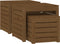 vidaXL - 3-delige - Tuinboxset - massief - grenenhout - honingbruin