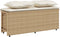vidaXL - 3-delige - Tuinset - met - kussens - poly - rattan - beige