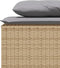 vidaXL - 3-delige - Tuinset - met - kussens - poly - rattan - beige