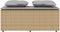 vidaXL - 3-delige - Tuinset - met - kussens - poly - rattan - beige