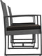 vidaXL - 3-delige - Tuinset - met - kussens - polypropeen - rattan - donkergrijs
