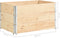 vidaXL - 3 - st - Plantenbakken - verhoogd - 50x100 - cm - massief - grenenhout