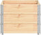vidaXL - 3 - st - Plantenbakken - verhoogd - 60x80 - cm - massief - grenenhout