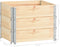 vidaXL - 3 - st - Plantenbakken - verhoogd - 60x80 - cm - massief - grenenhout