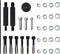 vidaXL 33-delige Gloeibougie schroefdraadreparatieset M8 M10 M12