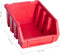 vidaXL - 34-delige - Opslagbakkenset - met - wandpanelen - rood - en - zwart