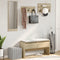vidaXL - 4-delige - Garderobe - set - bewerkt - hout - sonoma - eikenkleurig