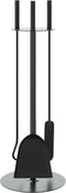 vidaXL - 4-delige - Haardset - 22x59 - cm - staal