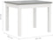 vidaXL 4-delige Kindertafel- en stoelenset MDF wit en grijs