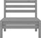vidaXL - 4-delige - Loungeset - massief - grenenhout - grijs