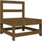 vidaXL - 4-delige - Loungeset - massief - grenenhout - honingbruin