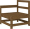 vidaXL - 4-delige - Loungeset - massief - grenenhout - honingbruin