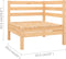 vidaXL - 4-delige - Loungeset - massief - grenenhout