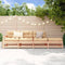 vidaXL - 4-delige - Loungeset - massief - grenenhout