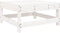 vidaXL - 4-delige - Loungeset - massief - grenenhout - wit